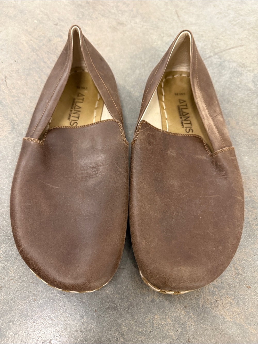 Women’s Brown Slip-On Loafers -